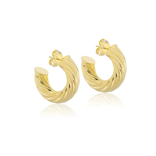 Firenze Hoop - Shiny Gold